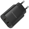 Borofone Netzladegerät BN2 Super - 2×USB - 2,1A schwarz