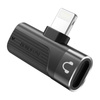 Borofone Adapter BV14 Audio - Lightning auf 2×Lightning - schwarz