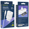 Borofone Netzladegerät BN1 Innovative - USB - 2,1A mit Kabel USB auf Typ C weiß
