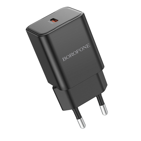Borofone Netzladegerät BN13 Safety GaN - Typ C - PD 30W schwarz