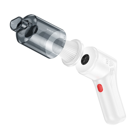 Borofone Bezprzewodowy odkurzacz samochodowy FC4 Diamond biały