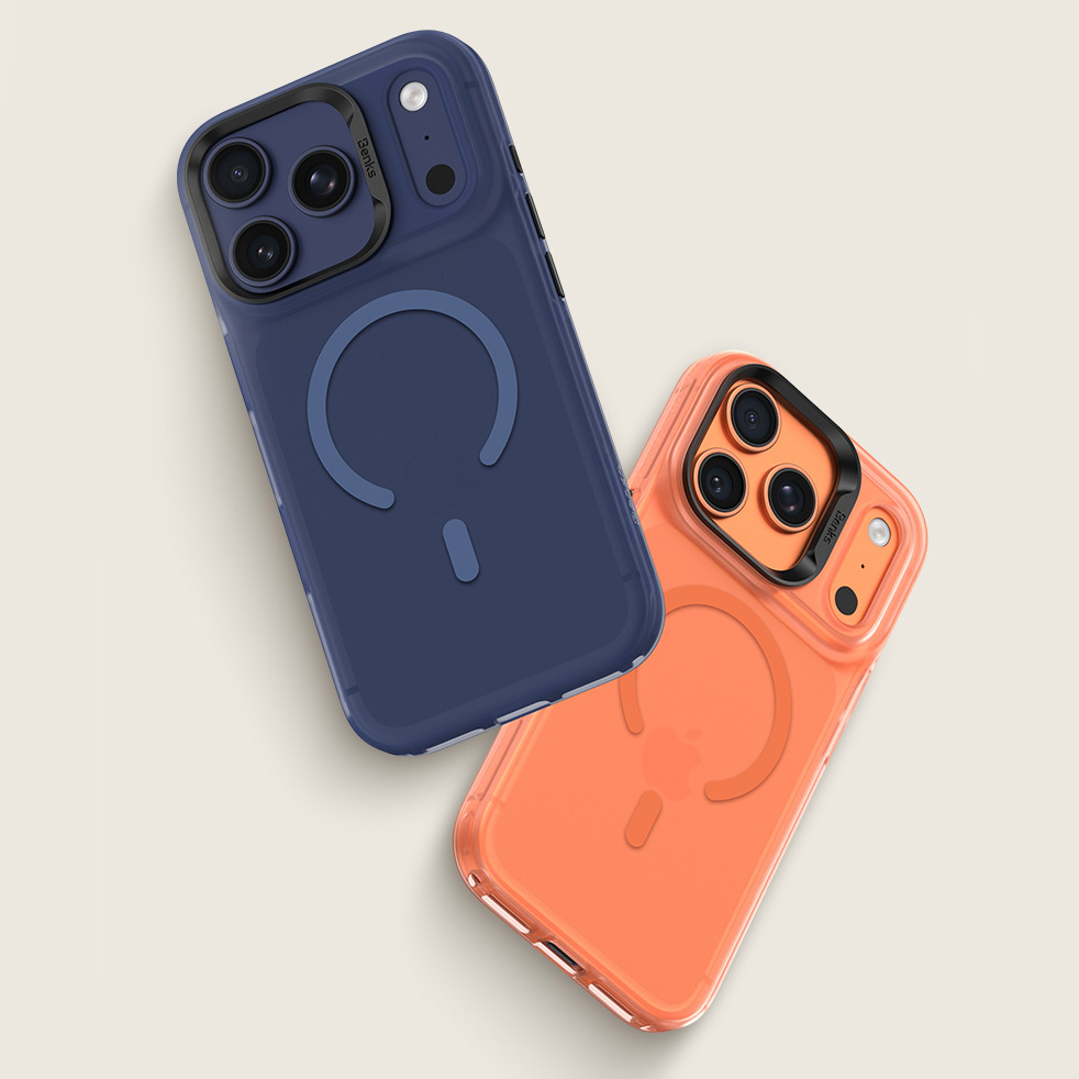 Twój iPhone 17 Pro dostaje wzmocnione narożniki i smukłą, przejrzystą obudowę - ochronę docenisz dokładnie w sekundzie upadku.