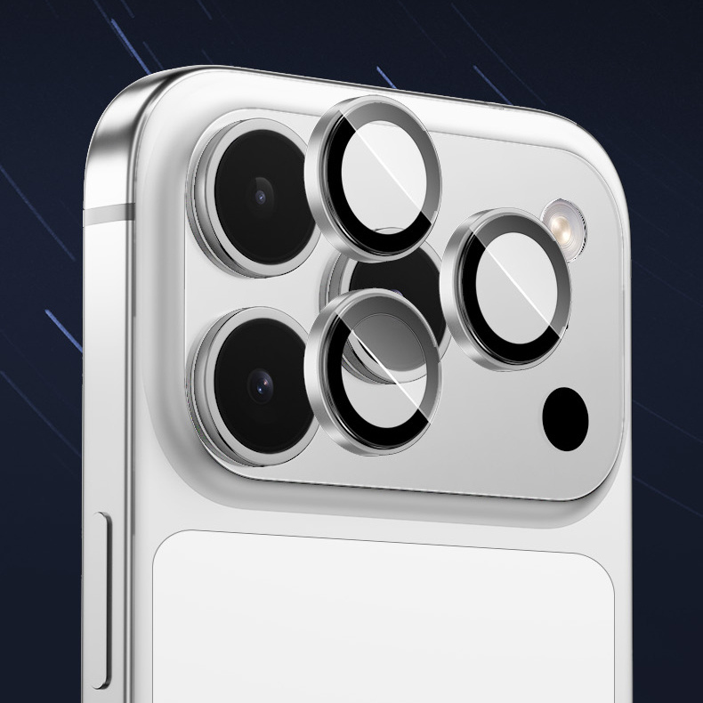 Jedna rysa na obiektywie psuje każde zdjęcie - te szybki trzymają aparat Twojego iPhone 17 Pro/17 Pro Max Srebrne jak nowy.