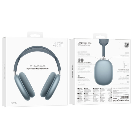 Borofone Over-Ear-Kopfhörer BO35 Adorable Bluetooth blau