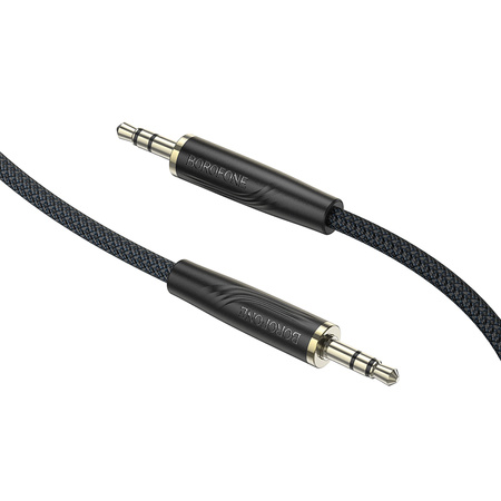 Borofone Kabel AUX BL23 Refinado - jack 3,5mm na jack 3,5mm - 1 metr czarny