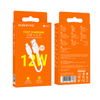 Borofone Kabel BX93 Super Power - USB na Lightning - PD 20W 0,25 metra biały