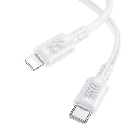 Borofone Kabel BX111 Feliz - Typ C auf Lightning - PD 27W 1 m weiß