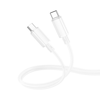Borofone Kabel BX112 Lemon - Typ C na Typ C - PD 60W 1 metr biały