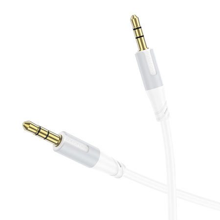 Borofone AUX-Kabel BL19 Creator - Klinke 3,5mm auf Klinke 3,5mm - 1 m weiß
