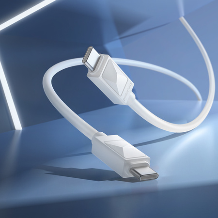 Borofone Kabel BX109 Joy - Typ C na Typ C - 60W 3A 1 metr biały