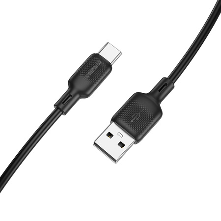 Borofone Kabel BX113 Lenny - USB auf Typ C - 3A 2 m schwarz