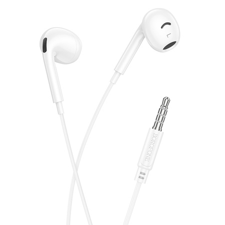 Borofone Słuchawki BM96 Brilliant z mikrofonem białe