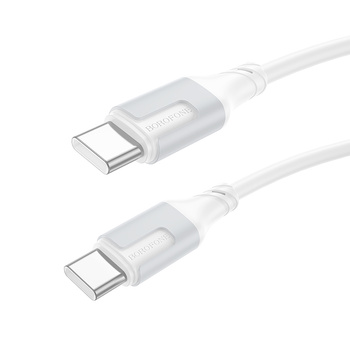 Borofone Kabel BX101 Creator - Typ C auf Typ C - 60W 3A 1 m weiß