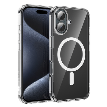 Borofone Hülle BI5 Ice Shield Magnetic Iphone 16 Plus transparent