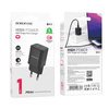 Borofone Netzladegerät BN13 Safety GaN - Typ C - PD 30W schwarz