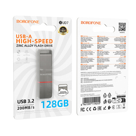 Borofone Pendrive BUD7 Spirit USB 3.2 128GB