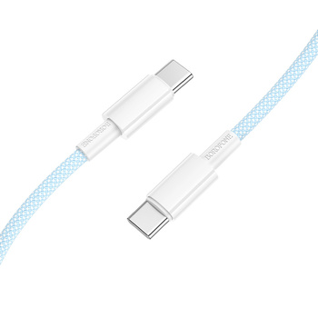 Borofone Kabel BX117 Source - Typ C auf Typ C - PD 60W 3A 1 m blau