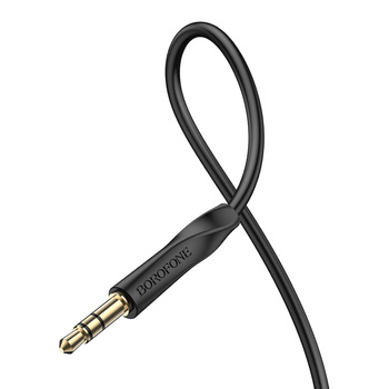 Borofone AUX-Kabel BL16 - Klinke 3,5mm auf Klinke 3,5mm - 1 m schwarz