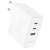Borofone Netzladegerät BN11 Imperial - USB + 2×Typ C - QC 3.0 PD 100W weiß