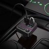 Borofone Transmiter FM BC60 Hero MP3, Bluetooth - 2xUSB + Typ C - PD 20W czarny