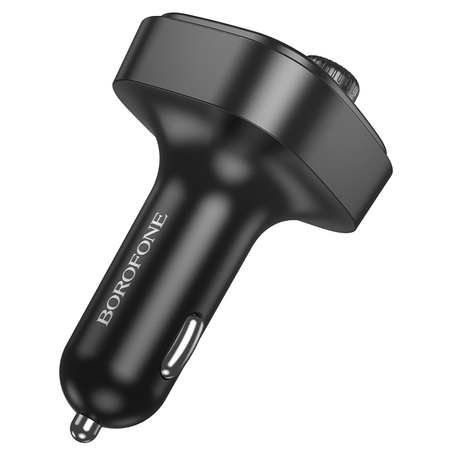 Borofone FM-Transmitter BC59 Heroic MP3, Bluetooth - 2×USB + Typ C - schwarz