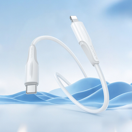 Borofone Kabel BX119 New - Typ C na Lightning - PD 27W 1 metr biały
