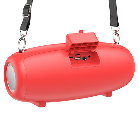 Borofone Głośnik Bezprzewodowy Bluetooth BP13 Dazzling z mikrofonem czerwony