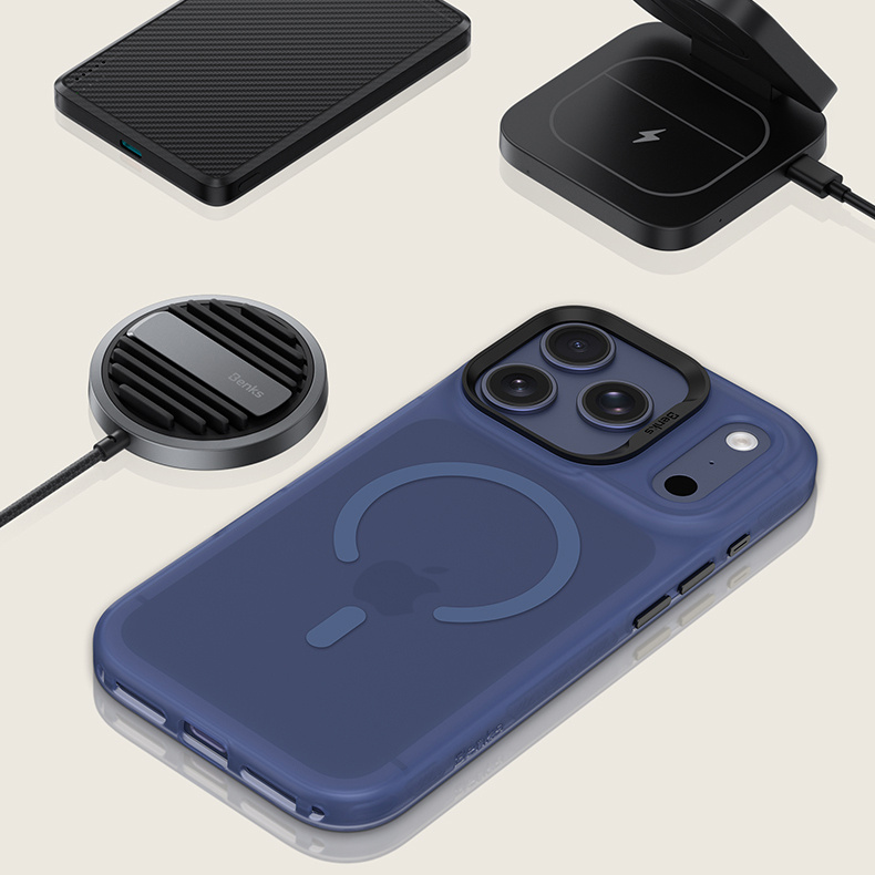 Twój iPhone 17 Pro dostaje wzmocnione narożniki i smukłą, przejrzystą obudowę - ochronę docenisz dokładnie w sekundzie upadku.