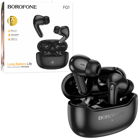 Borofone Słuchawki Bluetooth TWS FQ1 Shine czarne
