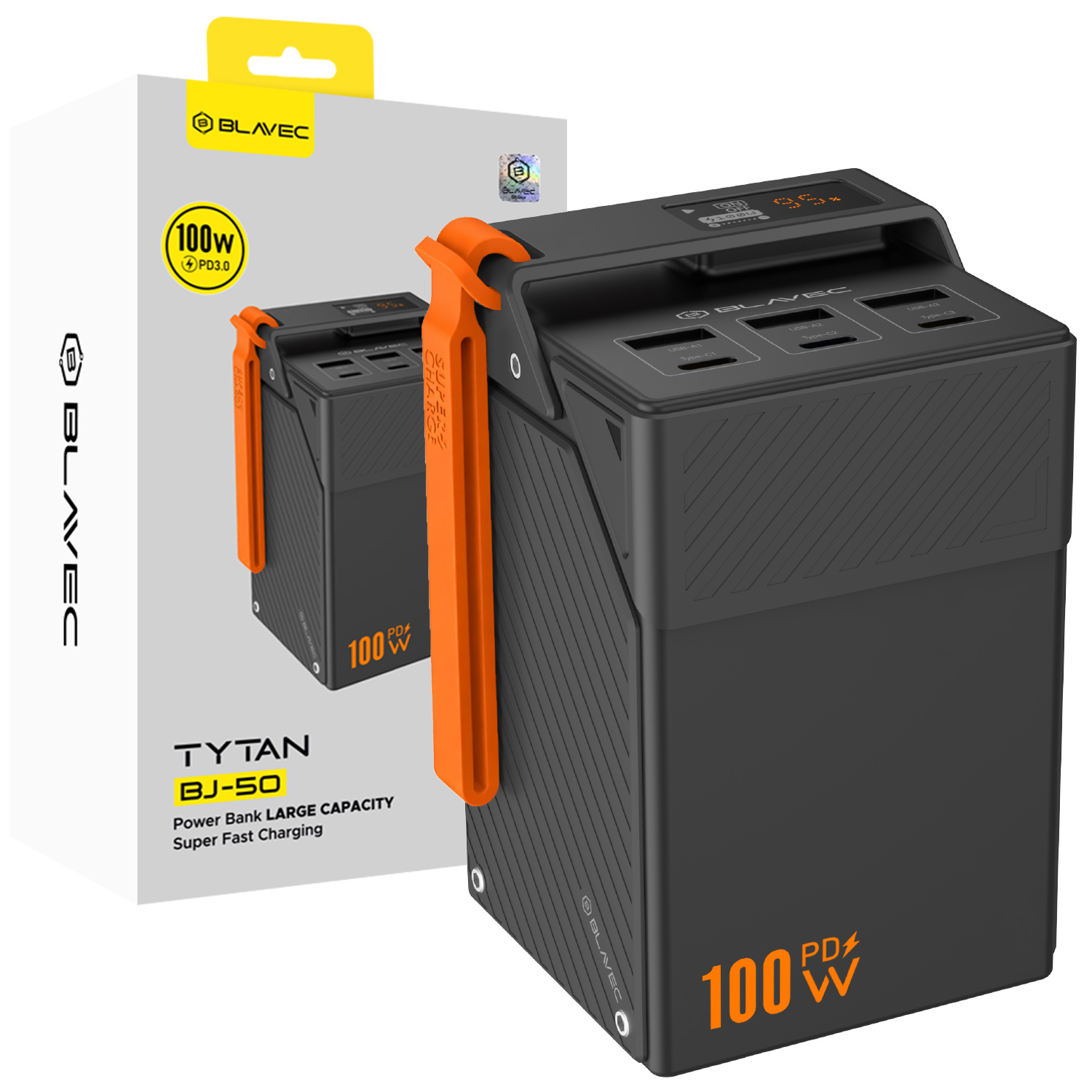 Potrzebujesz jeszcze więcej? Blavec BJ-50 50000 mAh