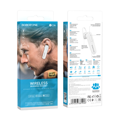 Borofone Bluetooth-Headset BC36 Lucky weiß