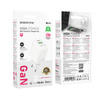 Borofone Netzladegerät BN29 Fuente - USB + Typ C - QC 3.0 PD 30W mit Kabel Typ C auf Typ C weiß
