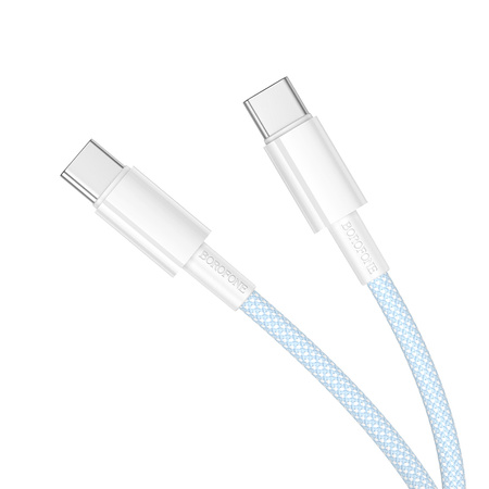Borofone Kabel BX117 Source - Typ C auf Typ C - PD 60W 3A 1 m blau