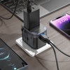 Borofone Adapter sieciowy ładowarki BAC12 - 2xUSB + Typ C - USA, UK, EU, AU czarny