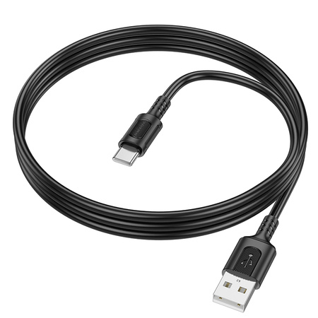 Borofone Kabel BX111 Feliz - USB auf Typ C - 3A 1 m schwarz