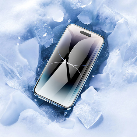 Borofone Panzerglas BF6 Diamond Armor Full Screen HD für iPhone 15 Pro - 10 Stück
