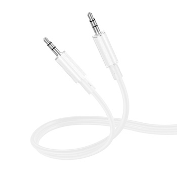 Borofone AUX-Kabel BL21 Lemon - Klinke 3,5mm auf Klinke 3,5mm - 1 m weiß