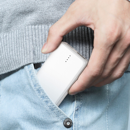 Borofone Powerbank 2500mAh BJ48 Mini - USB - weiß