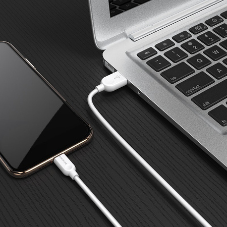 Borofone Kabel BX14 LinkJet - USB auf Lightning - 2,4A 1 m weiß