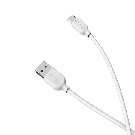 Borofone Kabel BX14 LinkJet - USB na Typ C - 3A 1 metr biały