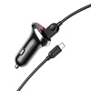 Borofone Ładowarka samochodowa BZ15 Auspicious - 2xUSB - 2,4A z kablem USB na Micro USB czarna