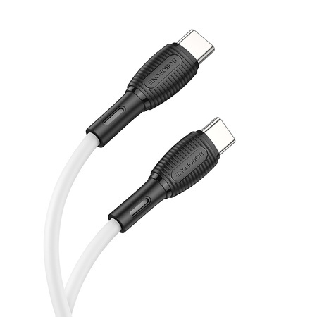 Borofone Kabel BX86 Advantage - Typ C na Typ C - 60W 1 metr biały