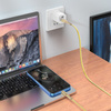 Borofone Kabel BU31 Clear Shadow Jelly - USB na Micro USB - 2,4A 1 metr złoty