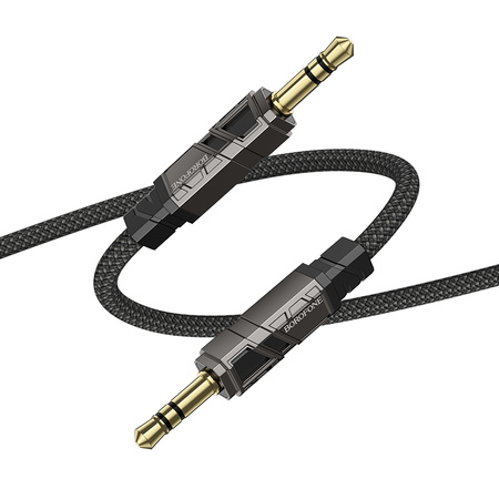 Borofone AUX-Kabel BL22 Dignity - Klinke 3,5mm auf Klinke 3,5mm - 1 m schwarz