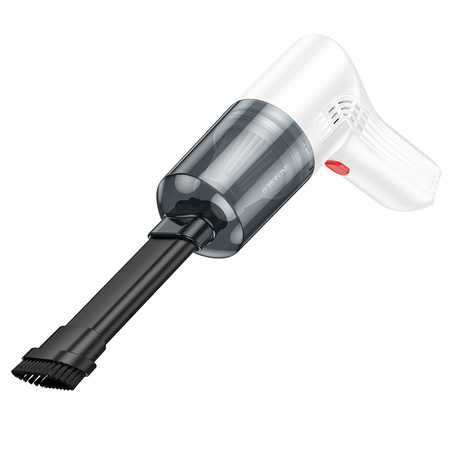 Borofone Bezprzewodowy odkurzacz samochodowy FC4 Diamond biały