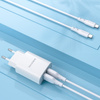 Borofone Netzladegerät BN2 Super - 2×USB - 2,1A mit Kabel USB auf Typ C weiß