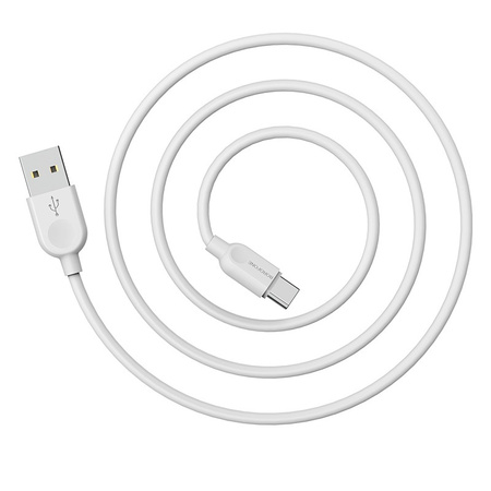 Borofone Kabel BX14 LinkJet - USB auf Typ C - 3A 1 m weiß