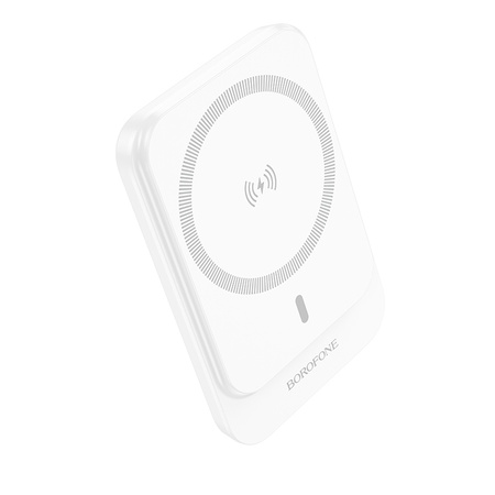 Borofone Powerbank 5000mAh BJ63 Nimble - Typ C - PD 20W magnetisch mit induktivem Laden weiß