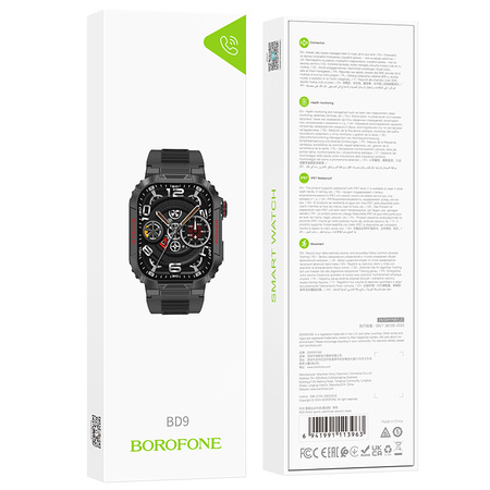 Borofone Smartwatch BD9 schwarz