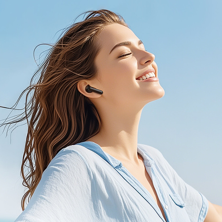 Borofone Bluetooth-TWS-Kopfhörer BW71 Soleil schwarz